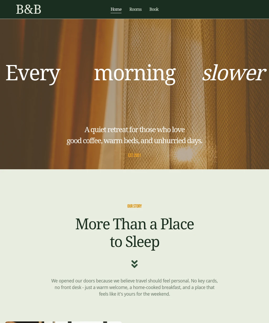 Slow Mornings