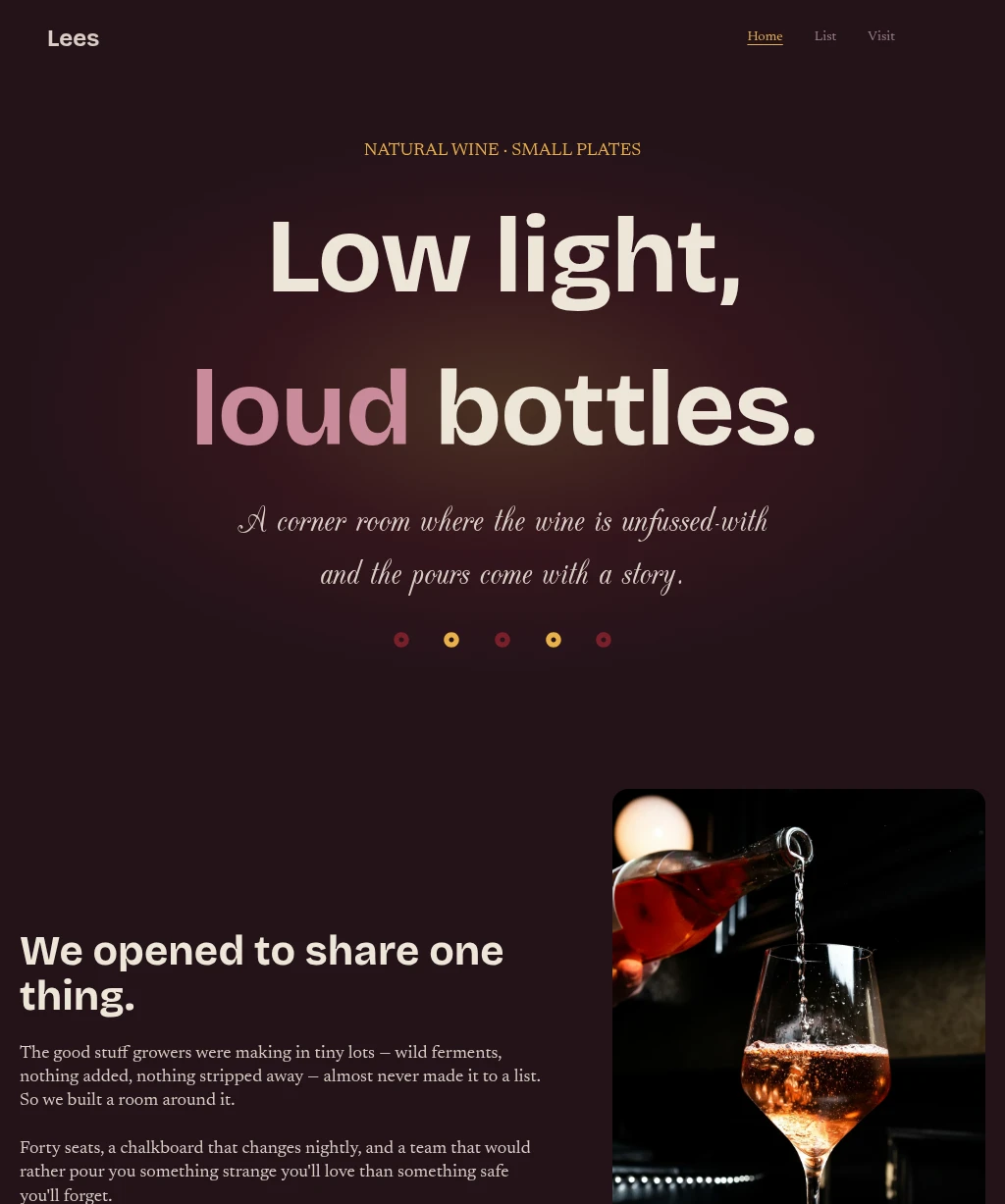 Wine Bar cover